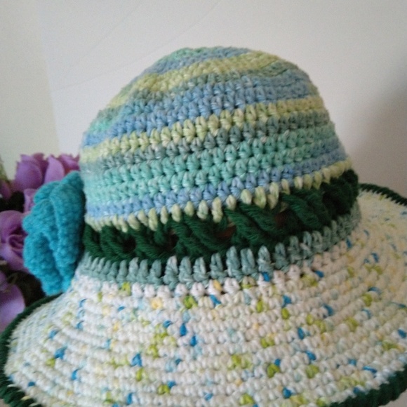 👵👒🎩🧢ALL HATS ON SALE👒☀ cotton handmade hat - Picture 8 of 11